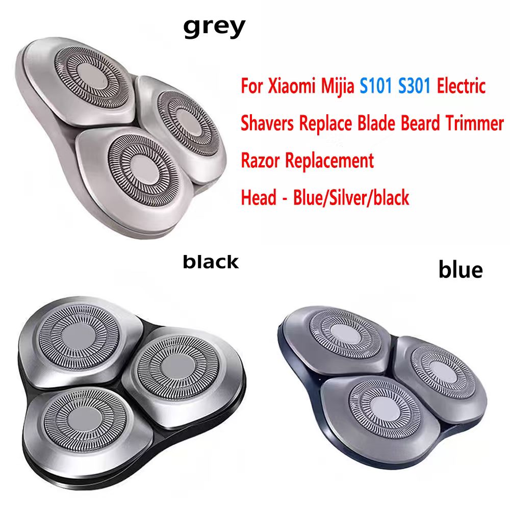 Electric Shaver Rotary - Xiaomi Mijia S101 S301 電気シェーバー用交換刃ひげトリマーかみそり交換ヘッド -