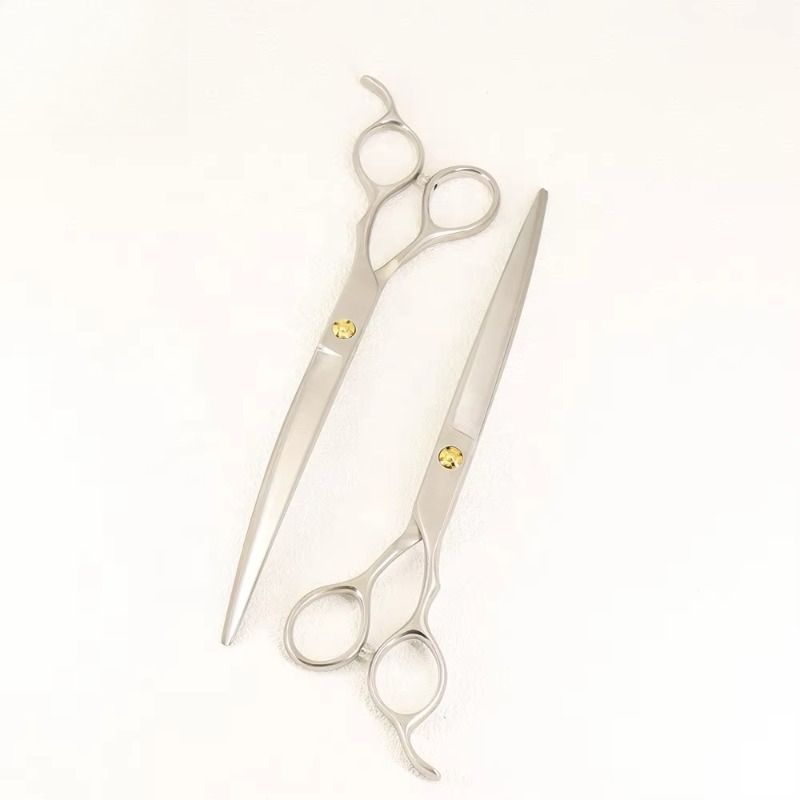 Grooming Scissors - 高品質7.5インチカーブペットグルーミングシザー、プロ仕様日本製ステンレス鋼犬用バリカン