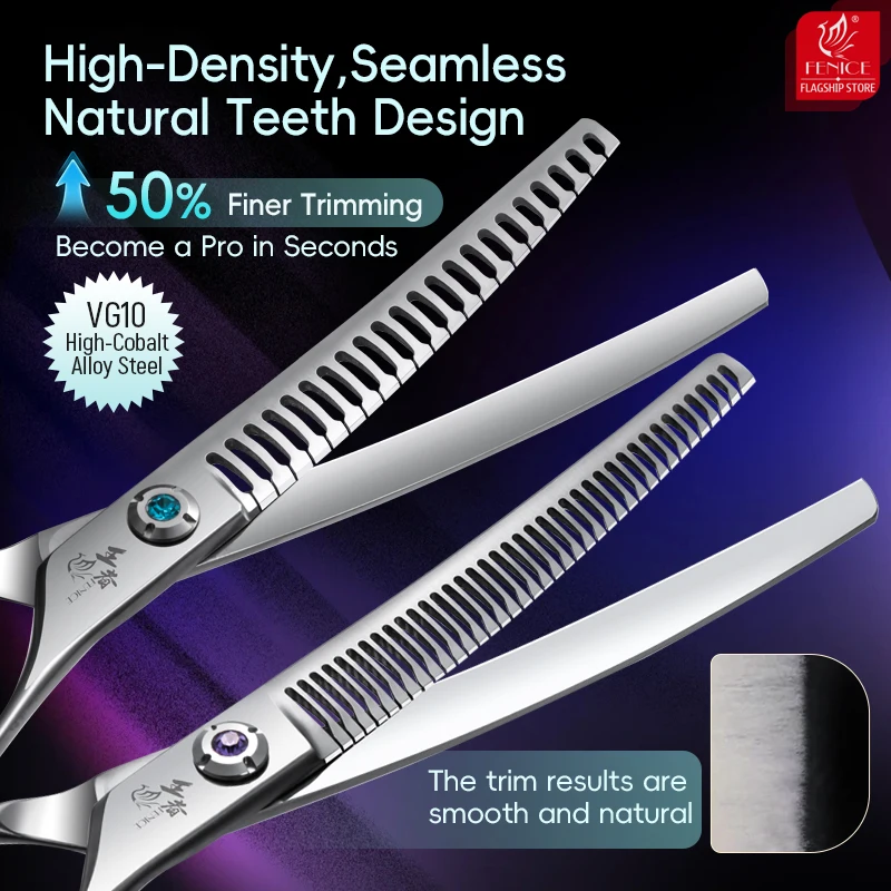 フェニーチェ キングシリーズ 7インチ VG10 犬用グルー - Grooming Scissors のレビューと価格
