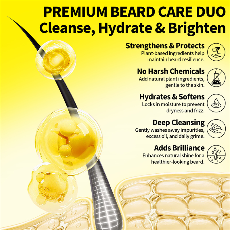 男性用ひげ油キット、ひげ保湿クリーム、ひげを柔らかく強くする - Beard Oil のレビューと価格