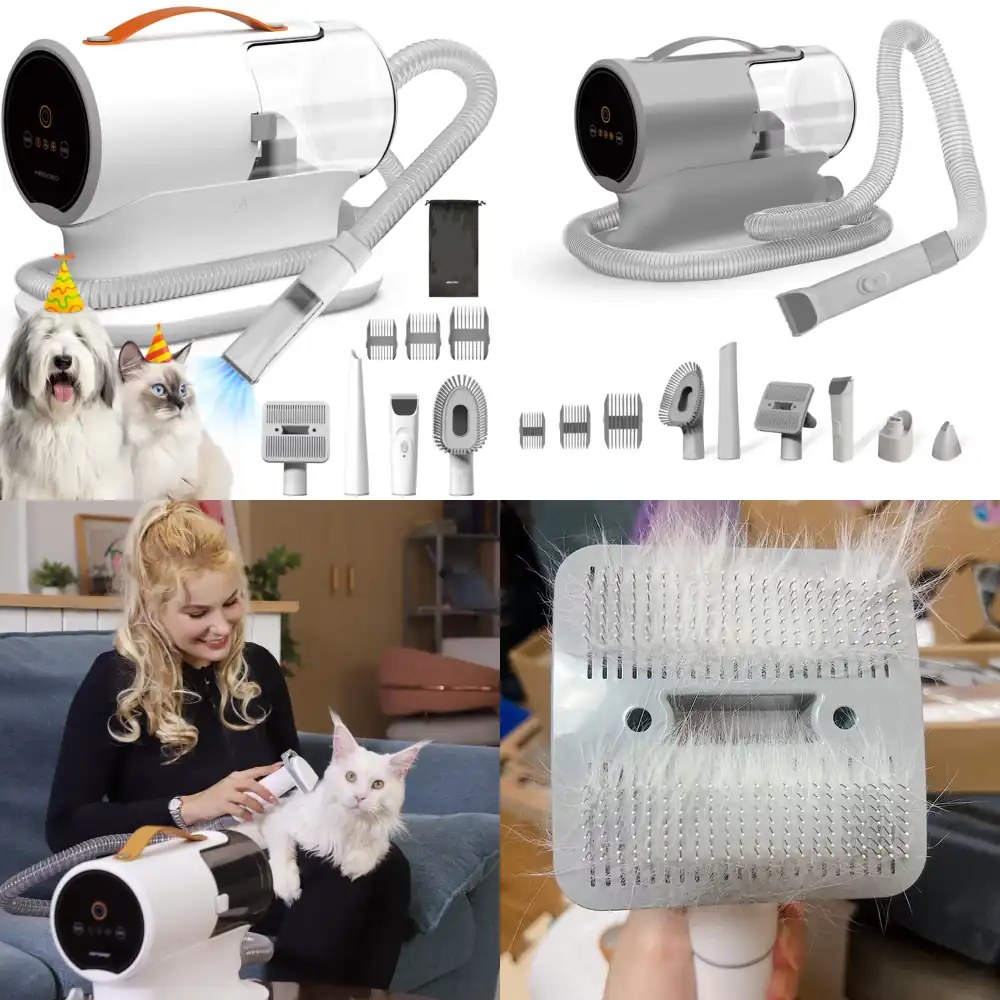 AIRROBO USA製ペットグルーミングバキューム（犬猫用 - Hair Clipper のレビューと価格