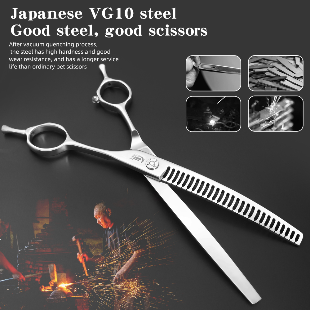 犬用グルーミングフィッシュボーンハサミ、トリミング用犬用美容 - Grooming Scissors のレビューと価格