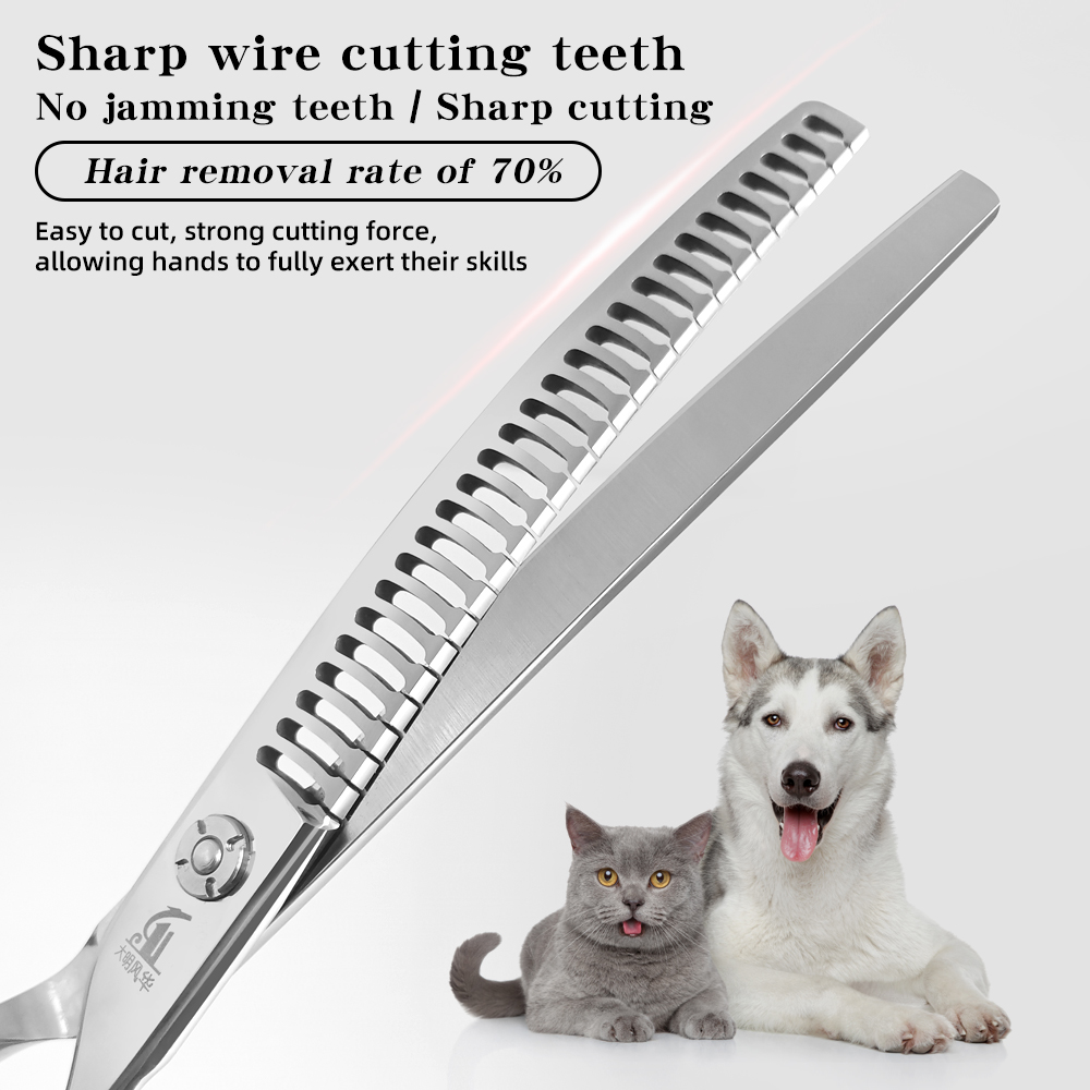 犬用グルーミングフィッシュボーンハサミ、トリミング用犬用美容 - Grooming Scissors のレビューと価格