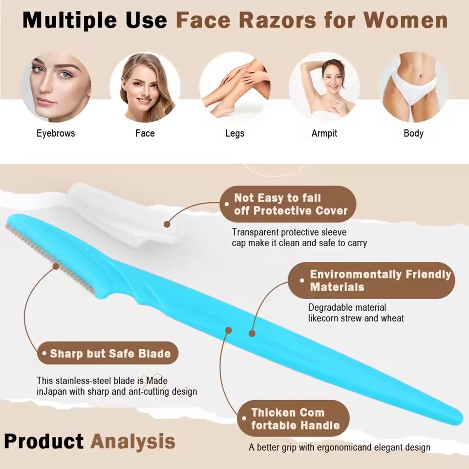 5/10/30/40個入り眉毛剃刀と顔剃刀、女性と男性用、保 - Hair Clipper のレビューと価格