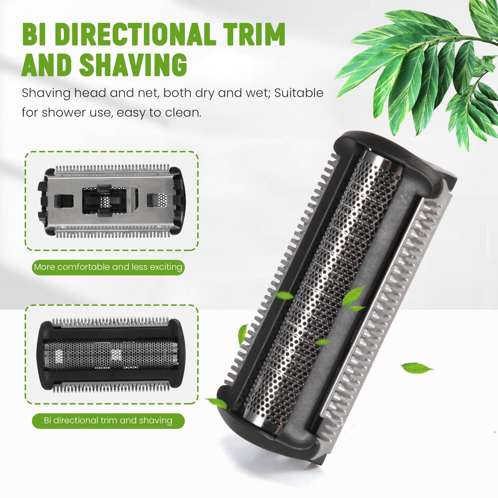 5 パックトリマーシェーバーヘッドフォイル交換用 Norel - Body Trimmer のレビューと価格
