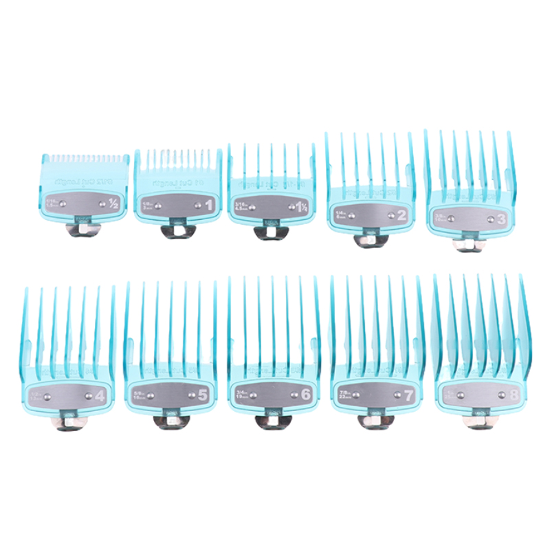 新しい2/8/10個入りバリカン用リミットコームガイドアタッ - Hair Clipper のレビューと価格