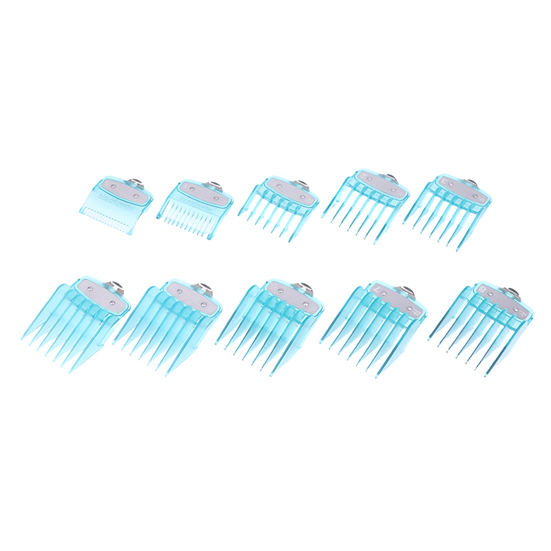 新しい2/8/10個入りバリカン用リミットコームガイドアタッ - Hair Clipper のレビューと価格