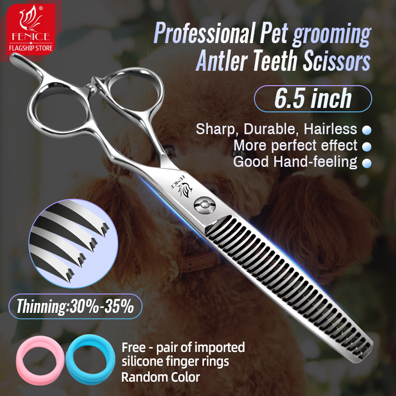 フェニーチェ 6.5インチ プロ用ペットグルーミングシザー  - Grooming Scissors のレビューと価格