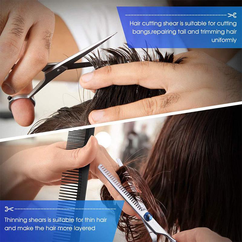 ヘアカットはさみセット 6インチ プロフェッショナルサロン用 - Grooming Scissors のレビューと価格