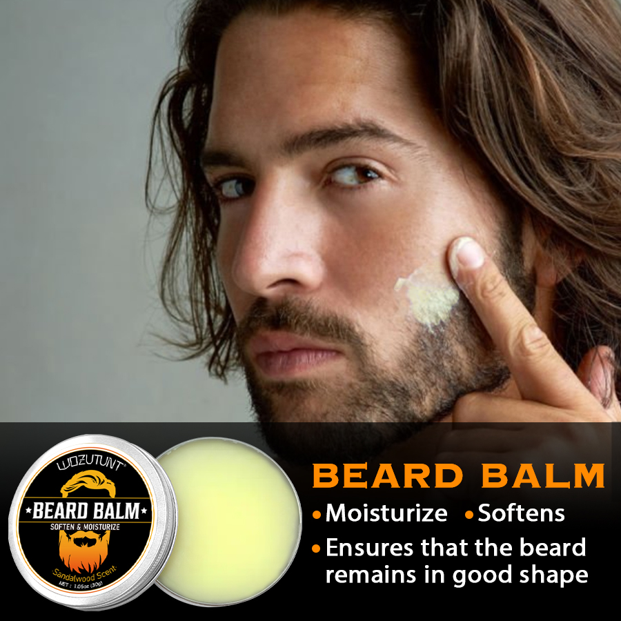 男性ひげケアキットひげオイルバーム保湿栄養柔らかく口ひげの成 - Beard Oil のレビューと価格